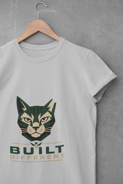 Built Different Cat T-Shirt