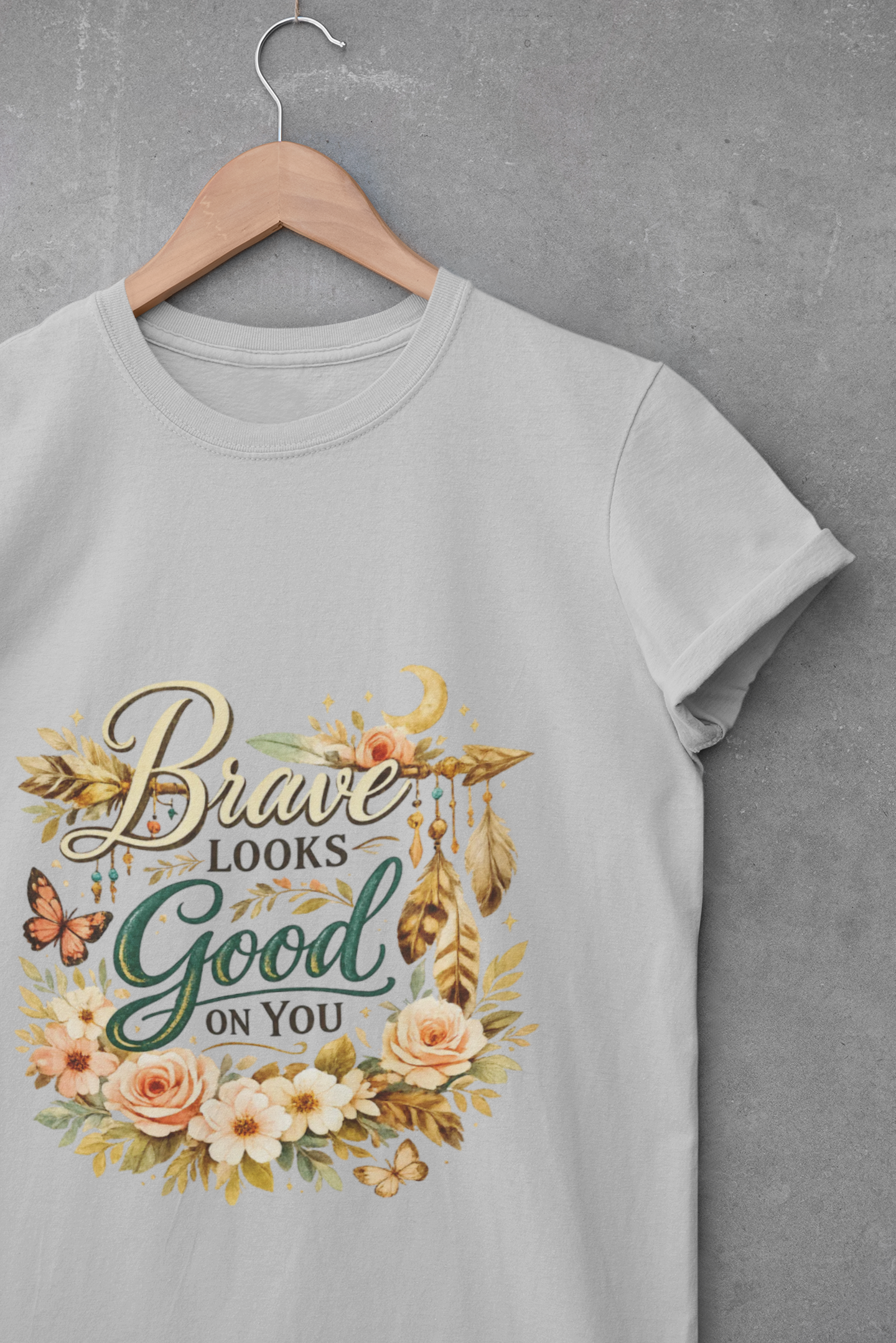 Brave Looks Good on You Boho T-shirt