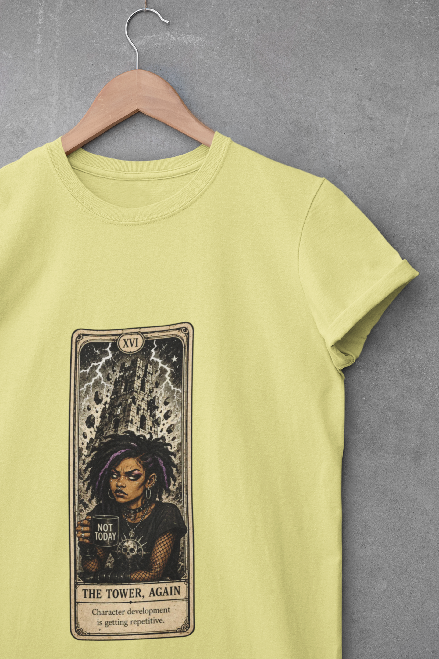 The Tower, Again Tarot T-Shirt