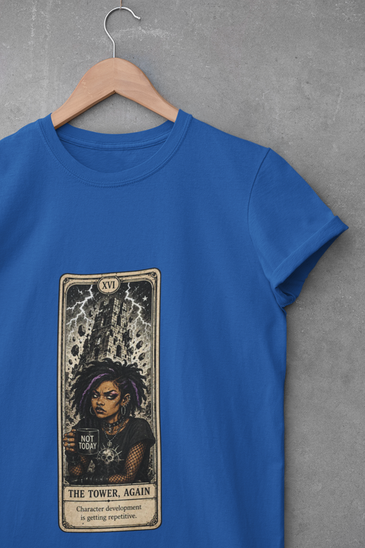 Tarot Card T-Shirt, The Tower..Again