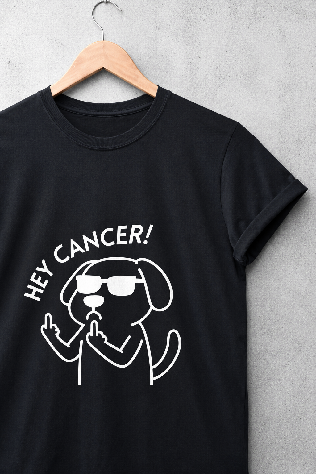Hey Cancer! Dog Cancer Support T-Shirt