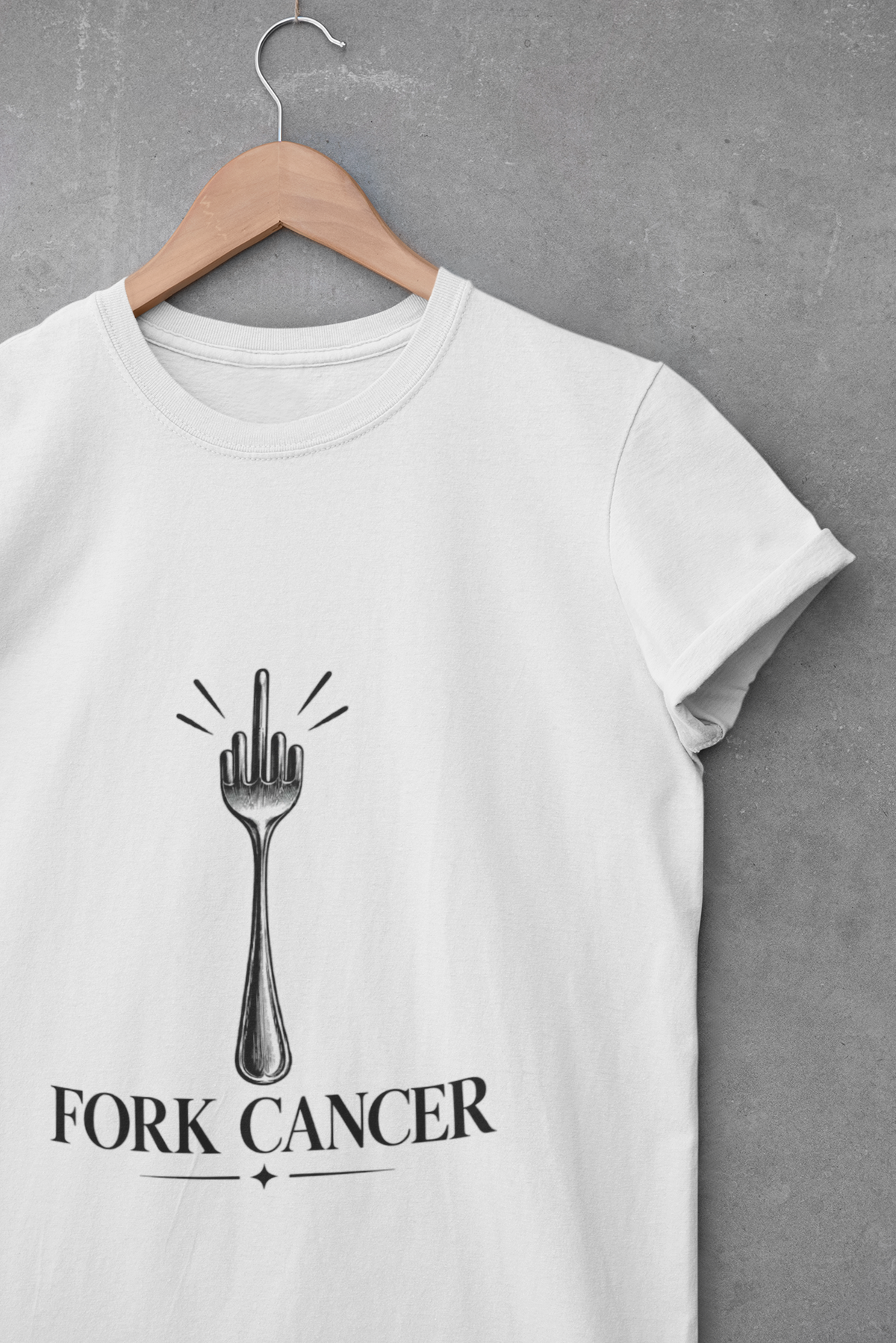 Fork Cancer T-shirt