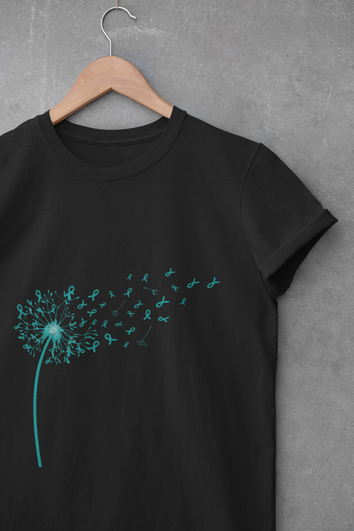 Ovarian Cancer Awareness Dandelion T-Shirt