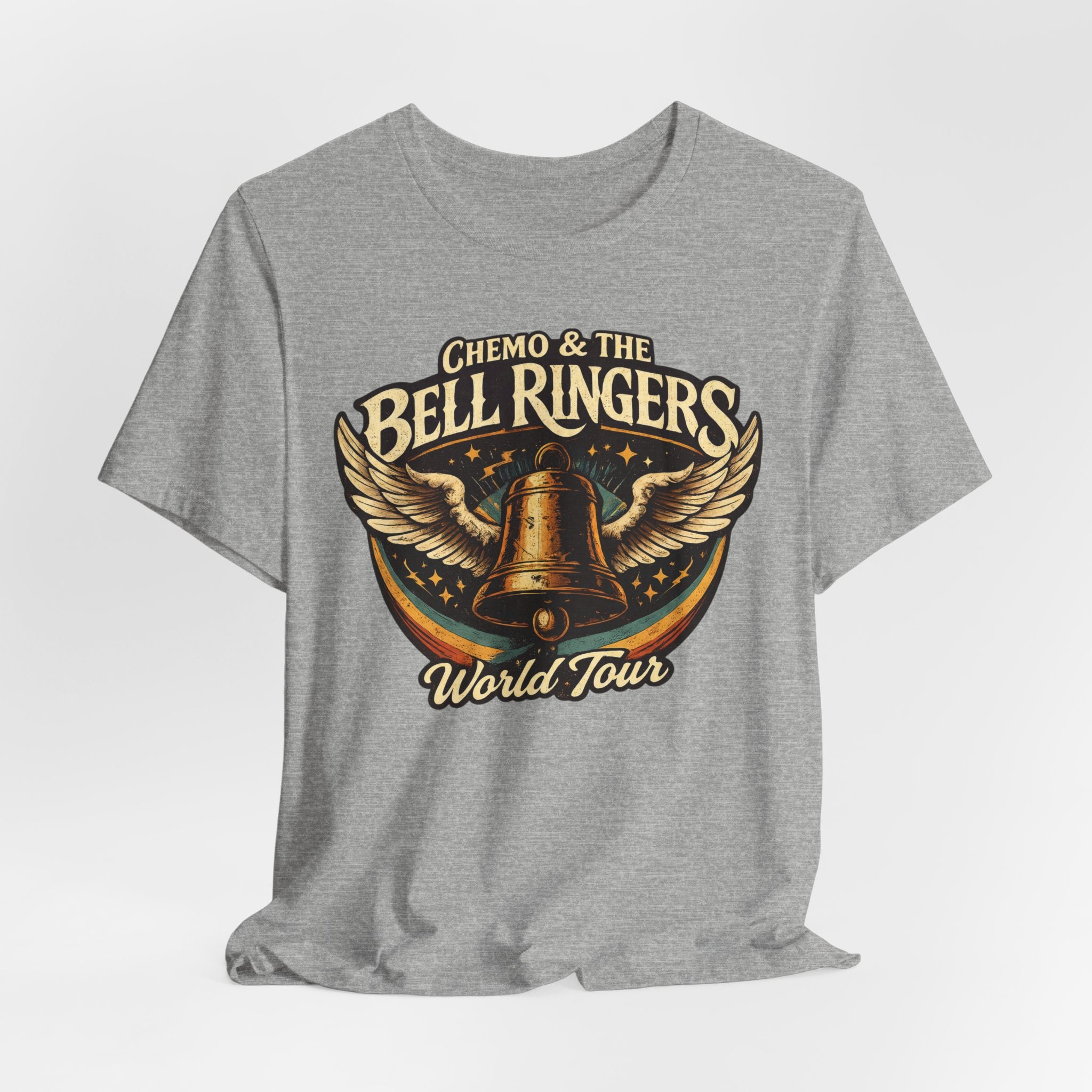 Chemo & The Bell Ringers World Tour Shirt | Cancer Survivor Gift | Chemo Patient Support Tee | Bell Ringing Celebration | Up to 4XL