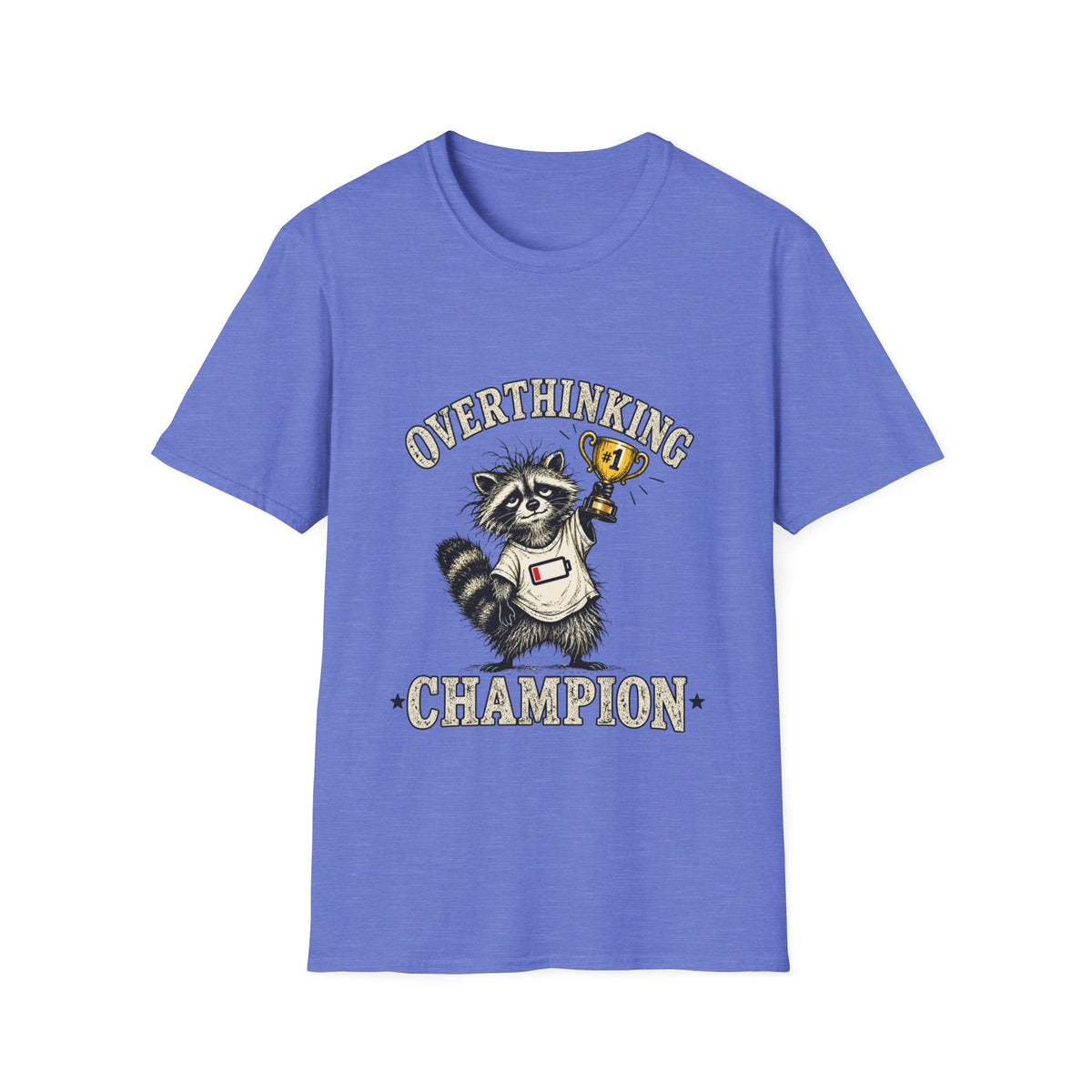 Overthinking Champion Raccoon T-Shirt