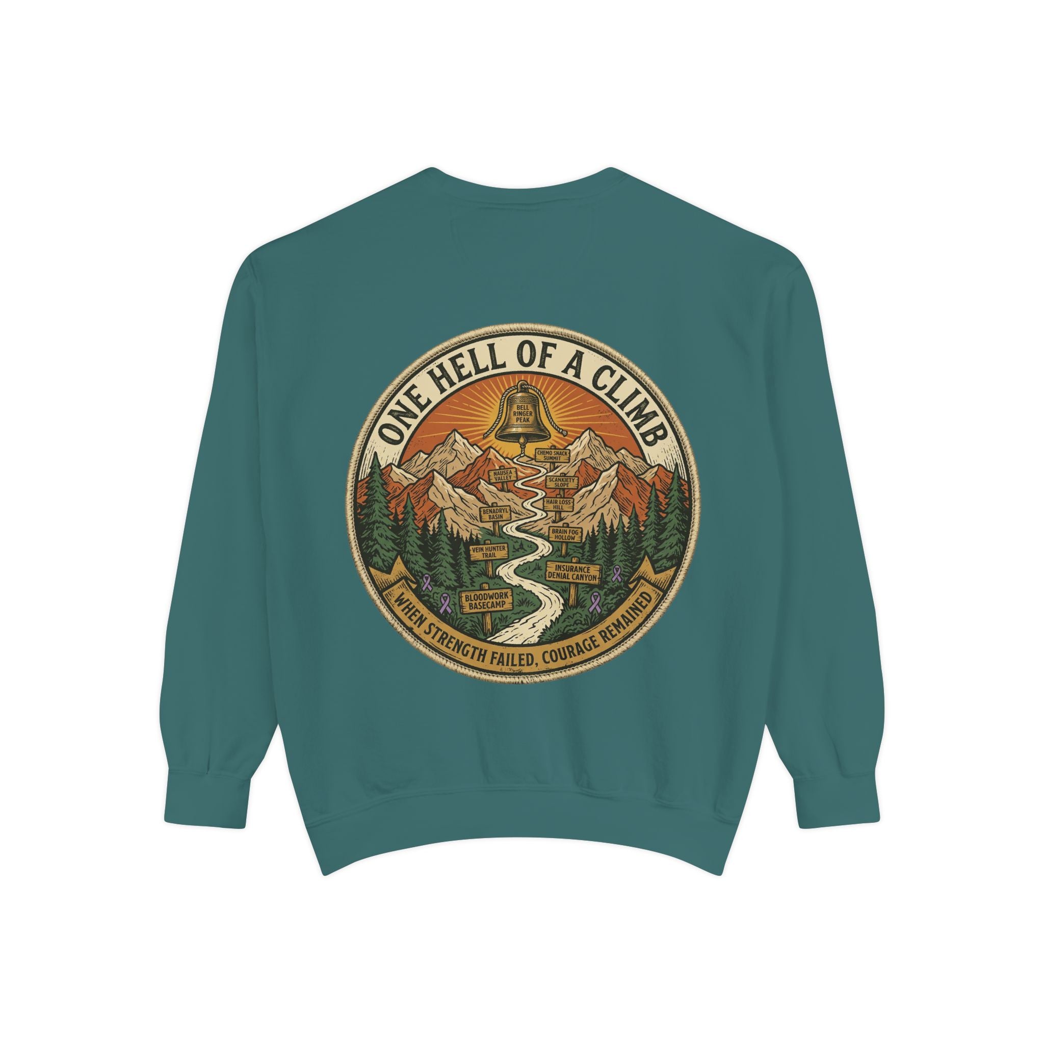 Bell Ringer Expedition Sweatshirt — One Hell of a Climb Retro Outdoor Crewneck