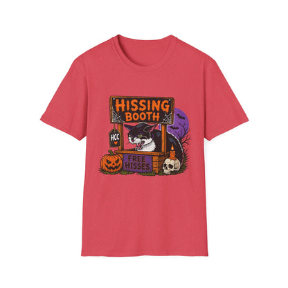 Hissing Booth Halloween Shirt – 90s Vintage Black Cat Graphic Tee,
