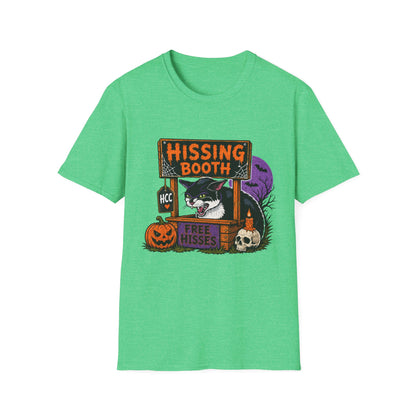 Hissing Booth Halloween Shirt – 90s Vintage Black Cat Graphic Tee,
