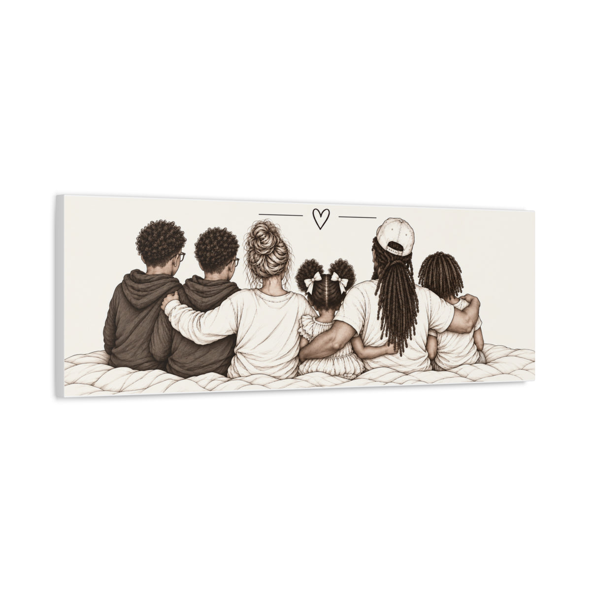 CUSTOM CANVAS AND FRAMED ART - Family Love Canvas Print