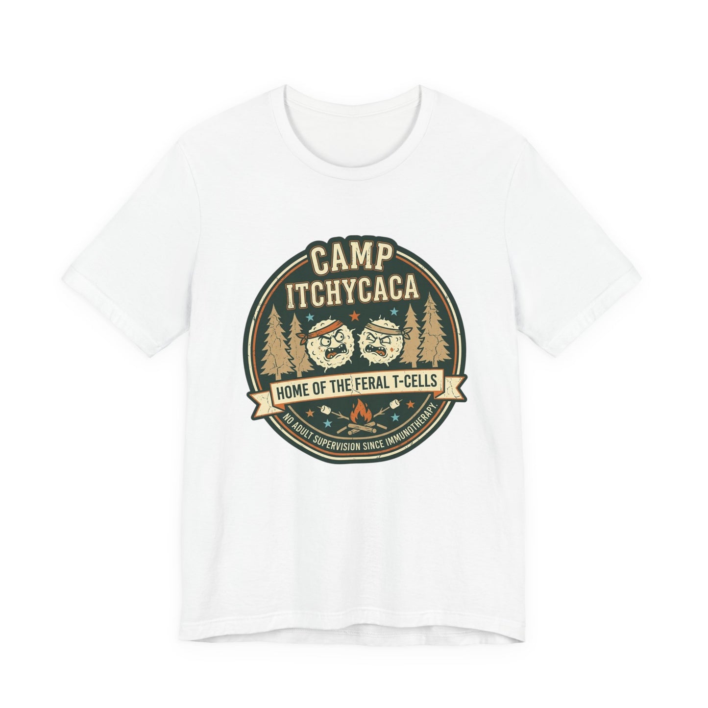Immunotherapy Summer Camp Tshirt | Cancer Support Gift