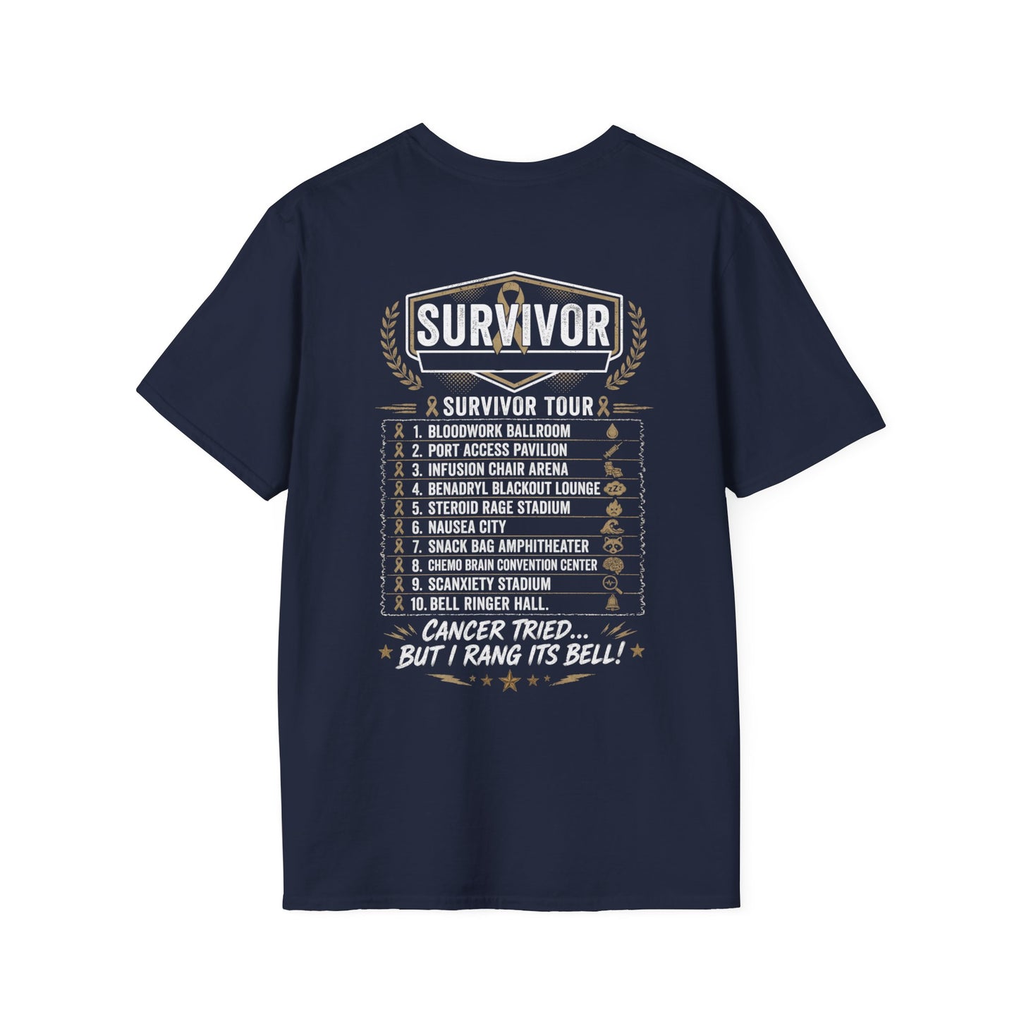 Chemo & The Bell Ringers World Tour T-Shirt,  FRONT & BACK PRINT
