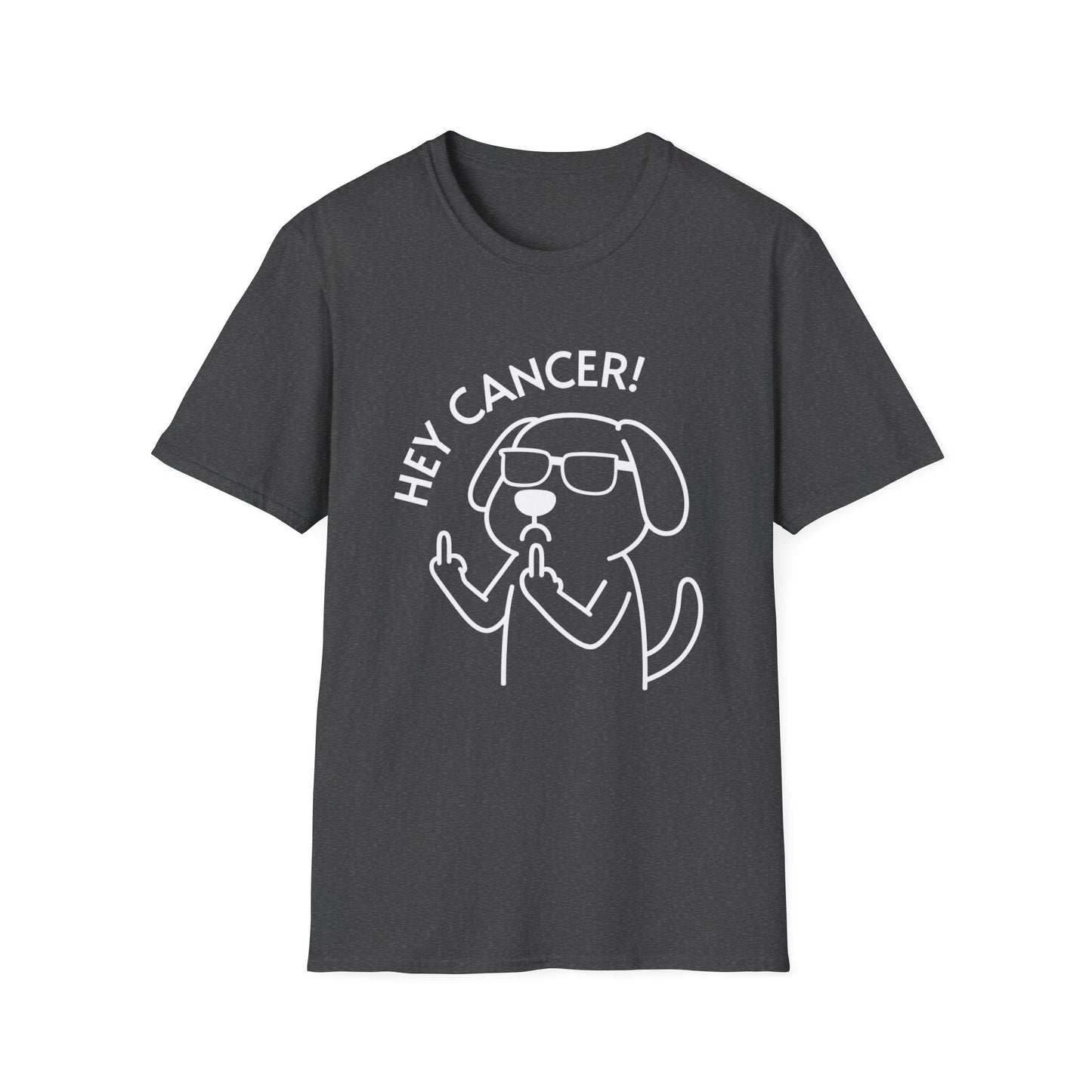 Hey Cancer! Dog Graphic T-shirt