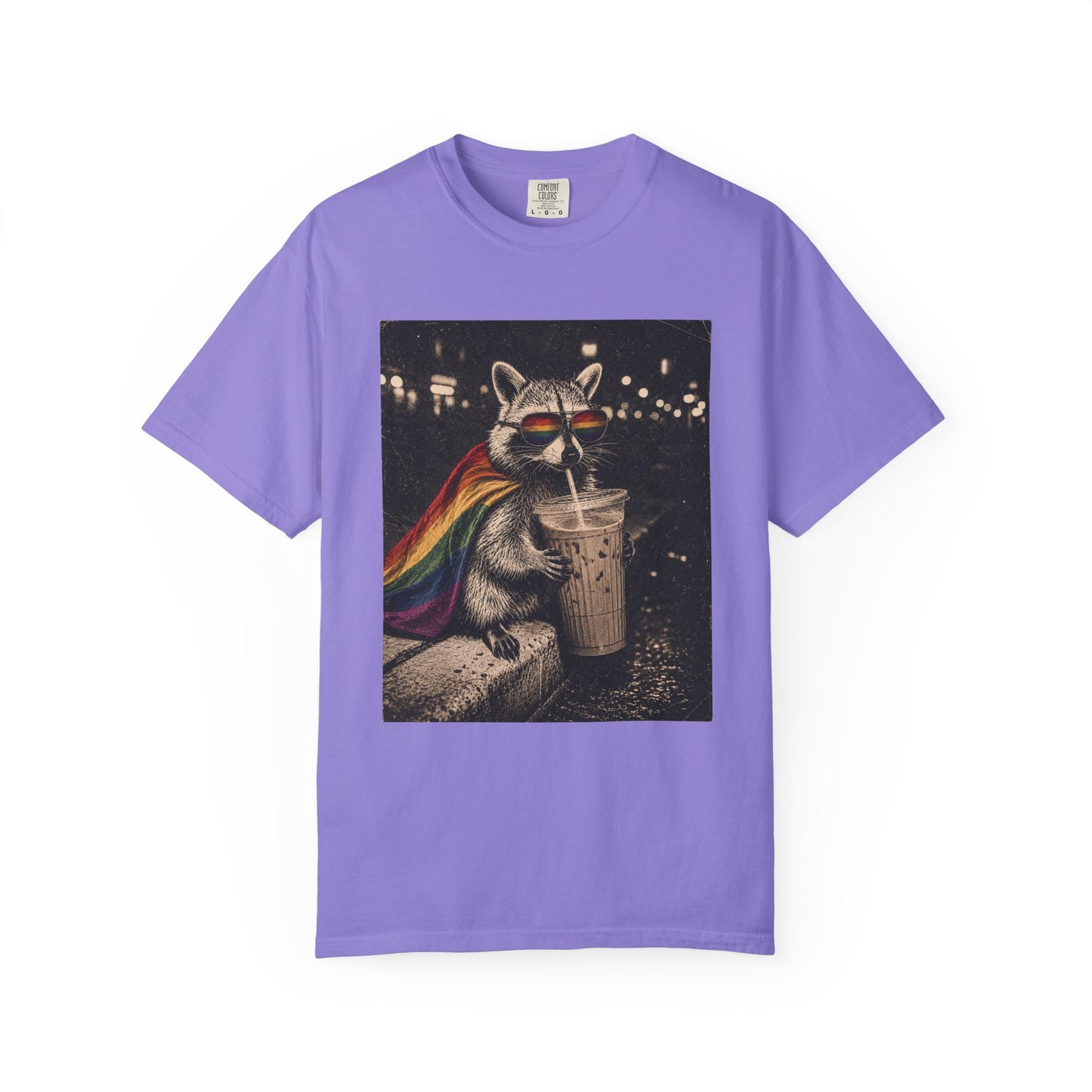 Midnight Trash Panda Coffee Club T-Shirt