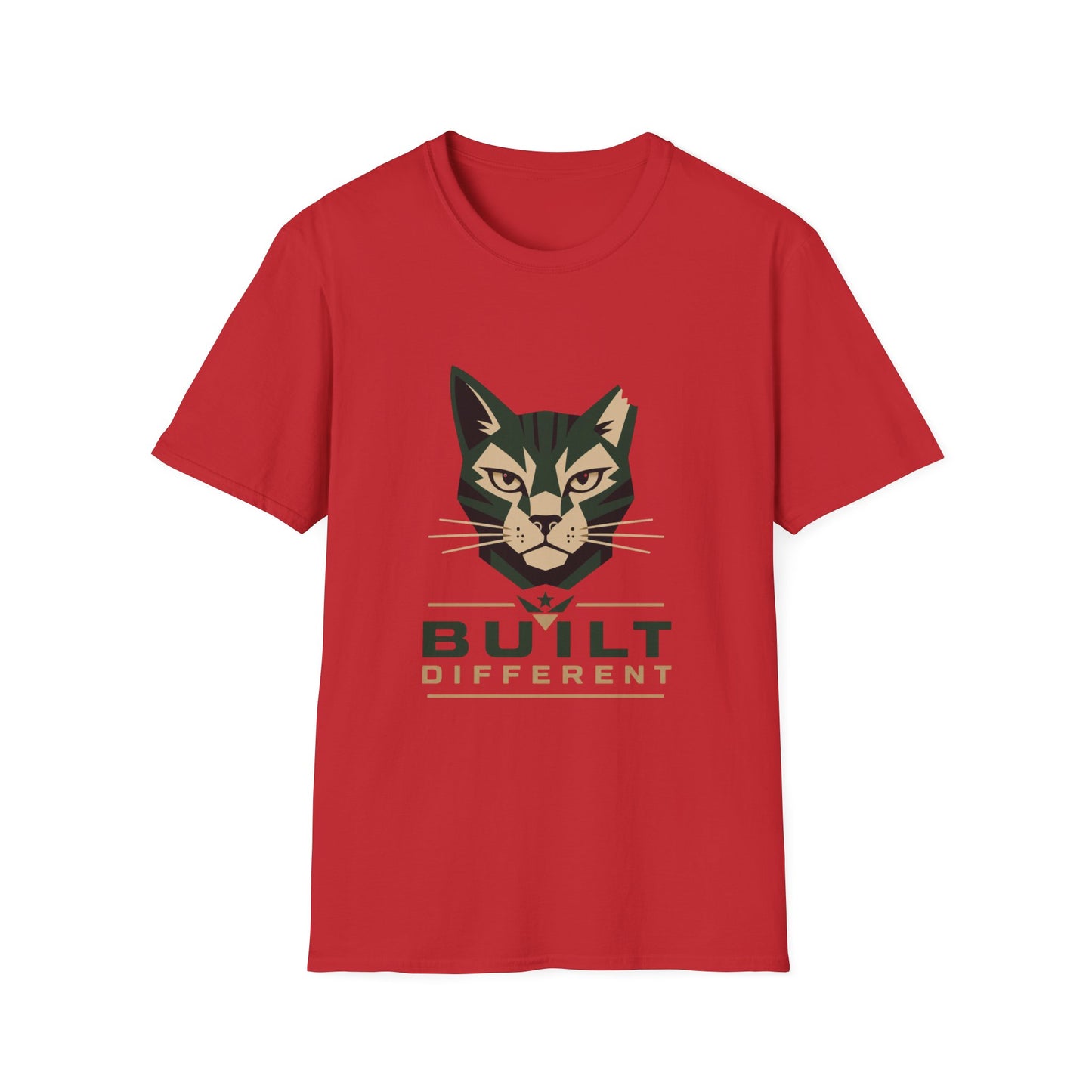 Built Different Cat T-Shirt