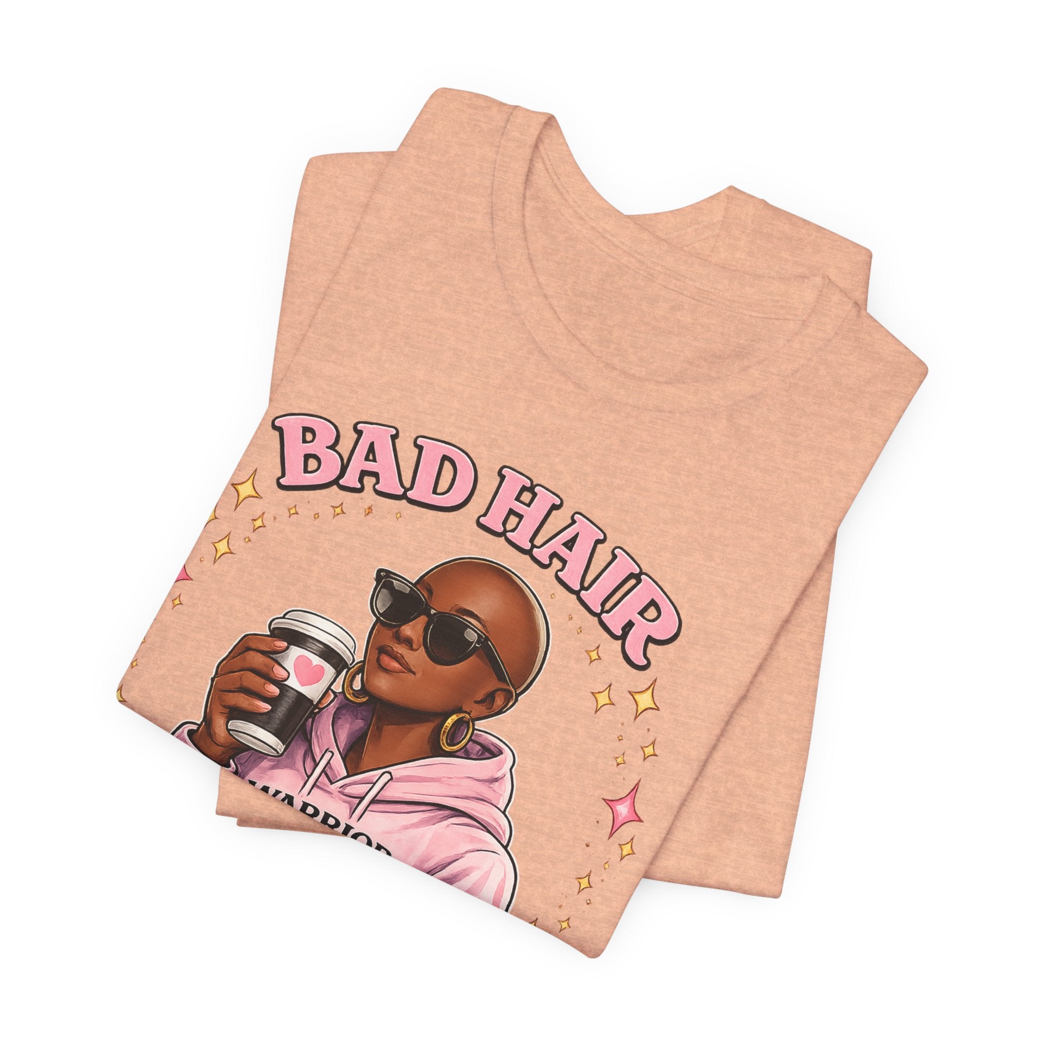Bad Hair Year | Soft for Sensitive Chemo Skin | Funny T-Shirt Cancer Gift Survivor Breast Cancer
