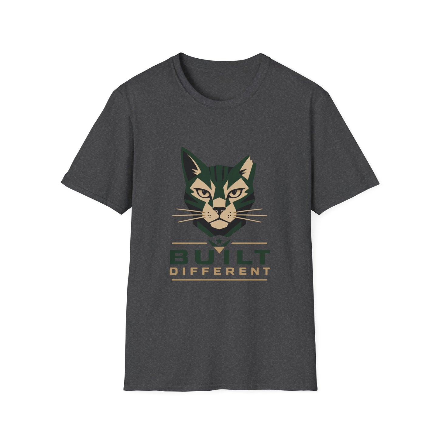 Built Different Cat T-Shirt
