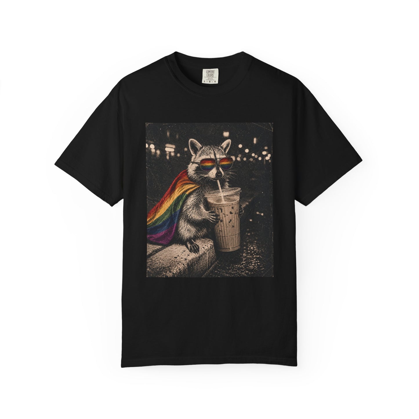 Midnight Trash Panda Coffee Club T-Shirt