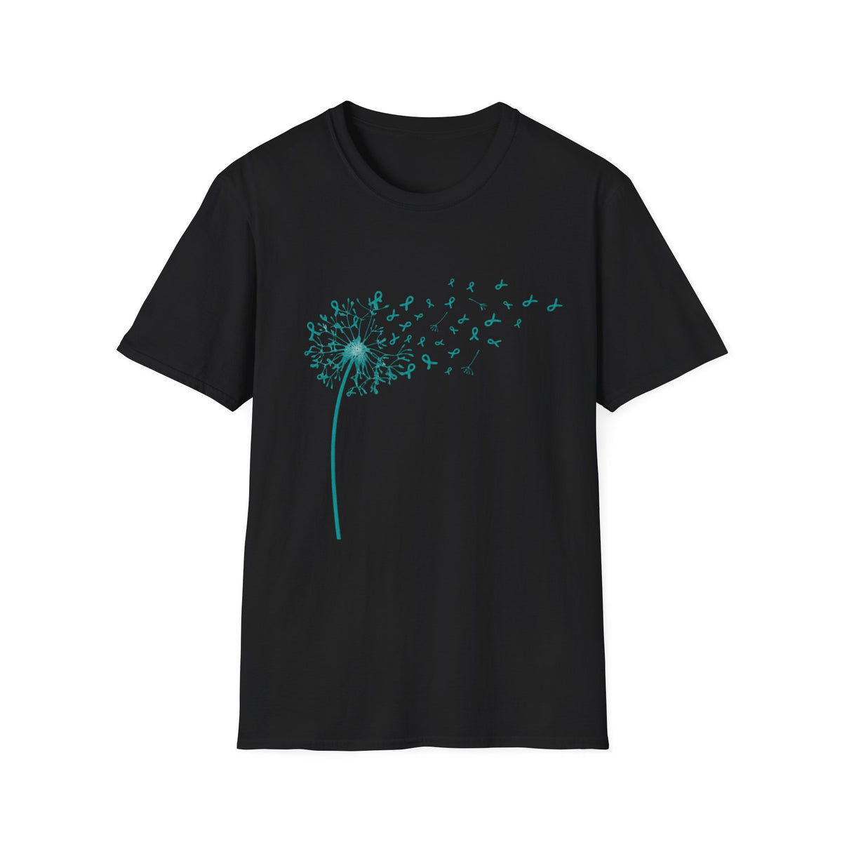 Ovarian Cancer Awareness Dandelion T-Shirt