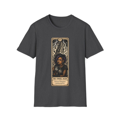 The Tower, Again Tarot T-Shirt