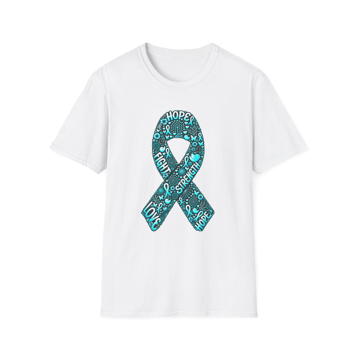 Ovarian Cancer Hope Ribbon Shirt T-shirt