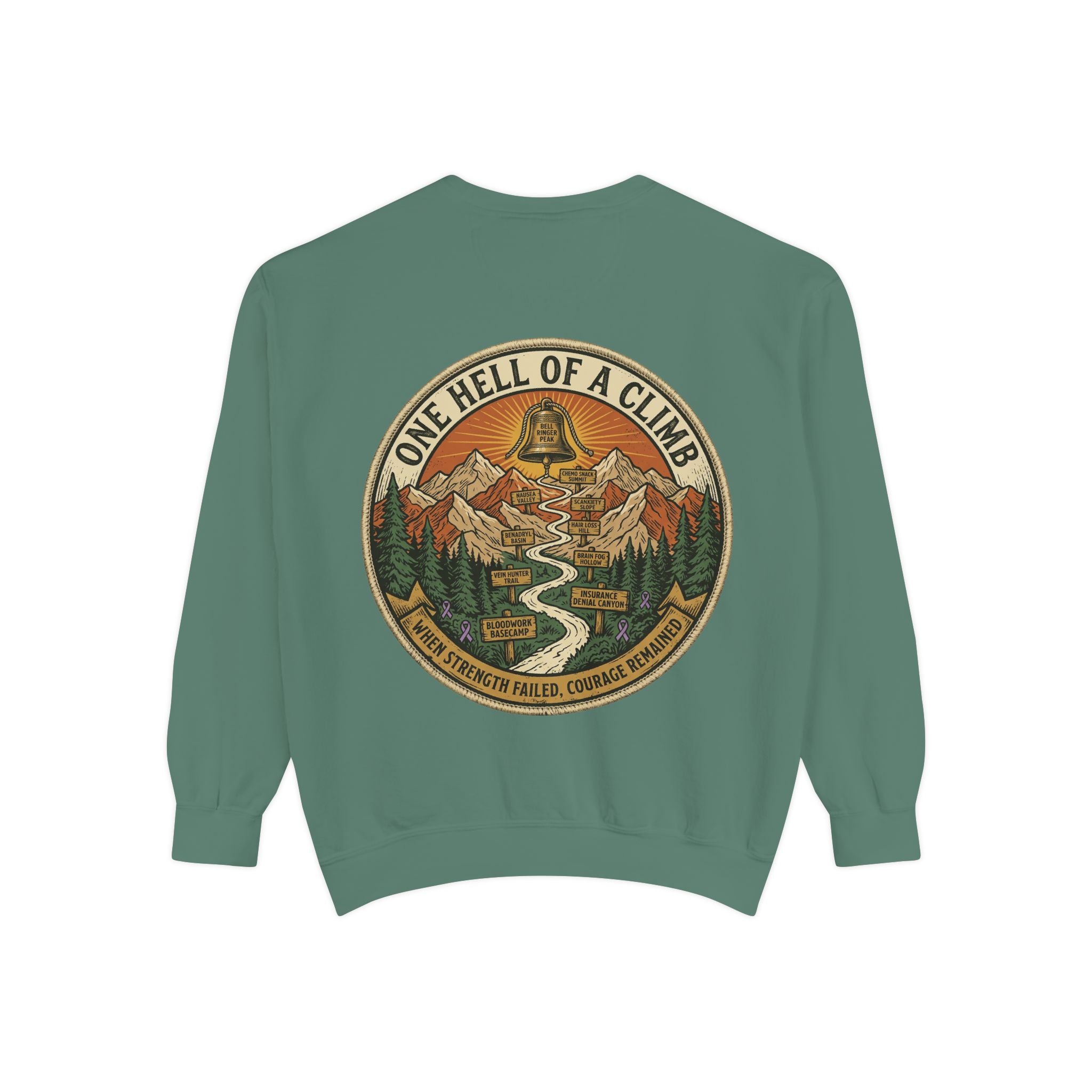 Bell Ringer Expedition Sweatshirt — One Hell of a Climb Retro Outdoor Crewneck