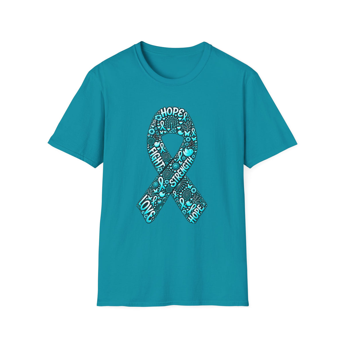 Ovarian Cancer Hope Ribbon Shirt T-shirt