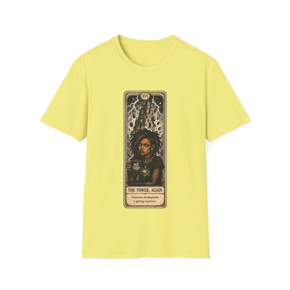 The Tower, Again Tarot T-Shirt