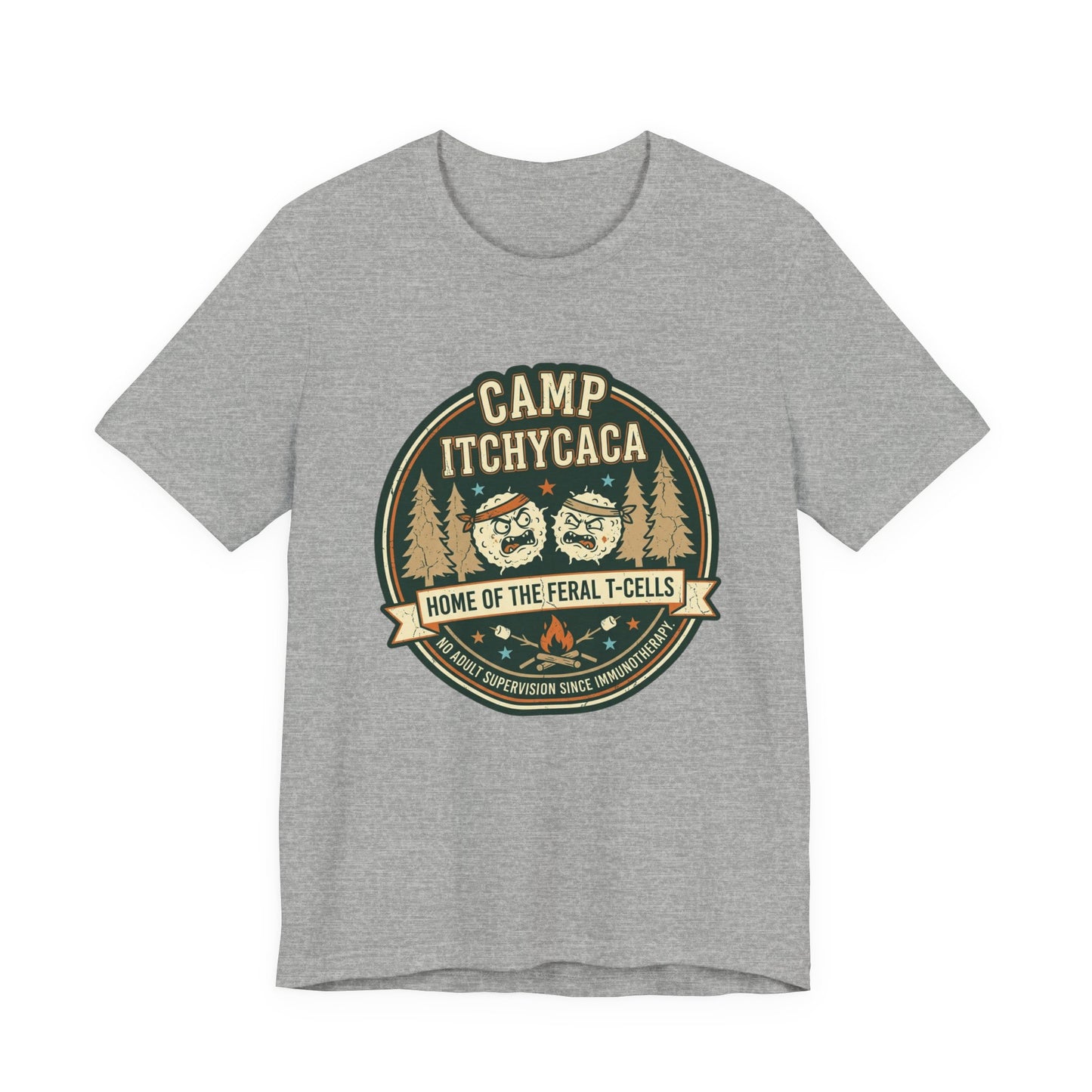 Immunotherapy Summer Camp Tshirt | Cancer Support Gift