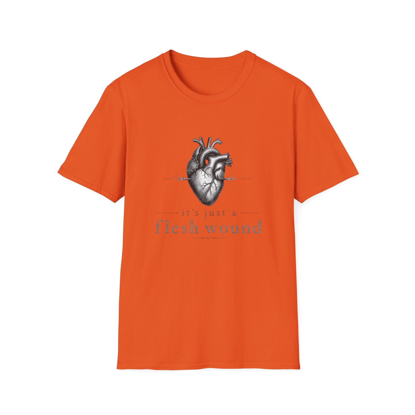 It’s Just a Flesh Wound Shirt | Breakup, Grief, Surgery & Heart Recovery T-Shirt