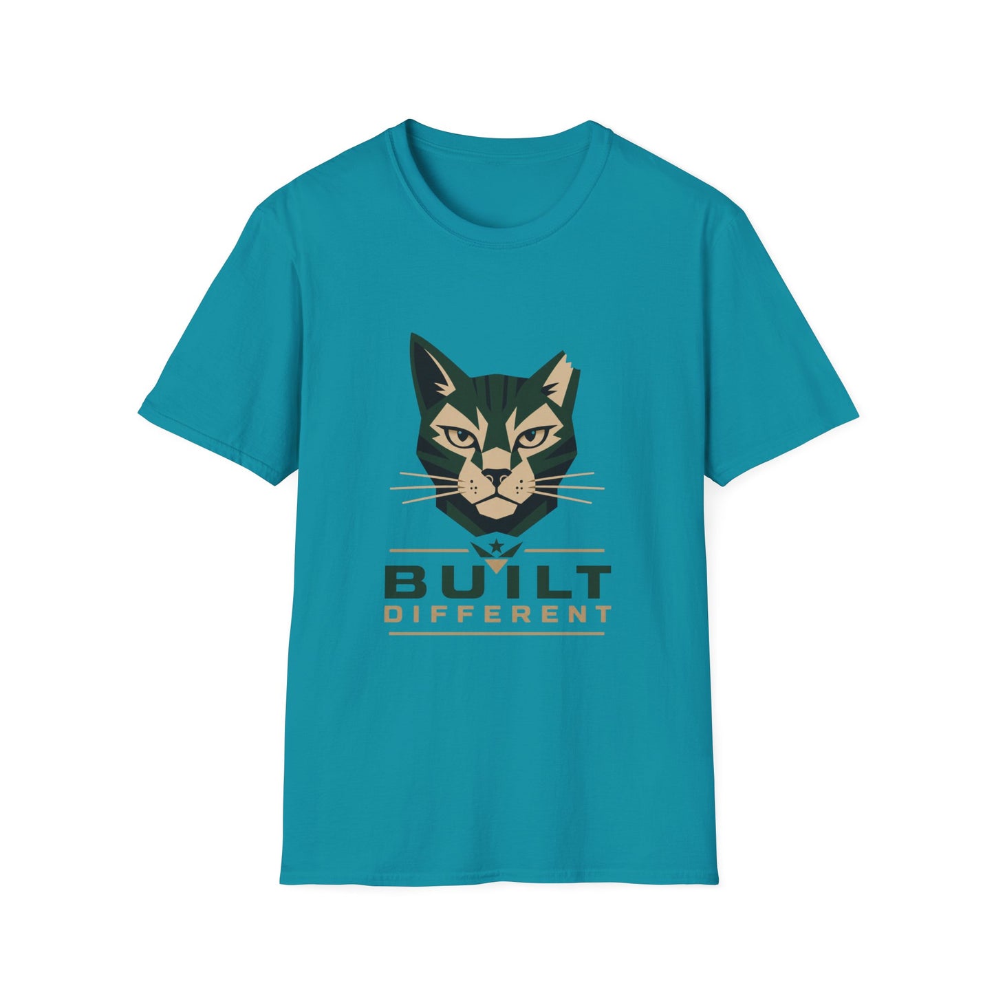 Built Different Cat T-Shirt