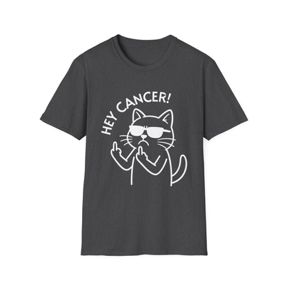 Hey Cancer Funny Cat T-Shirt