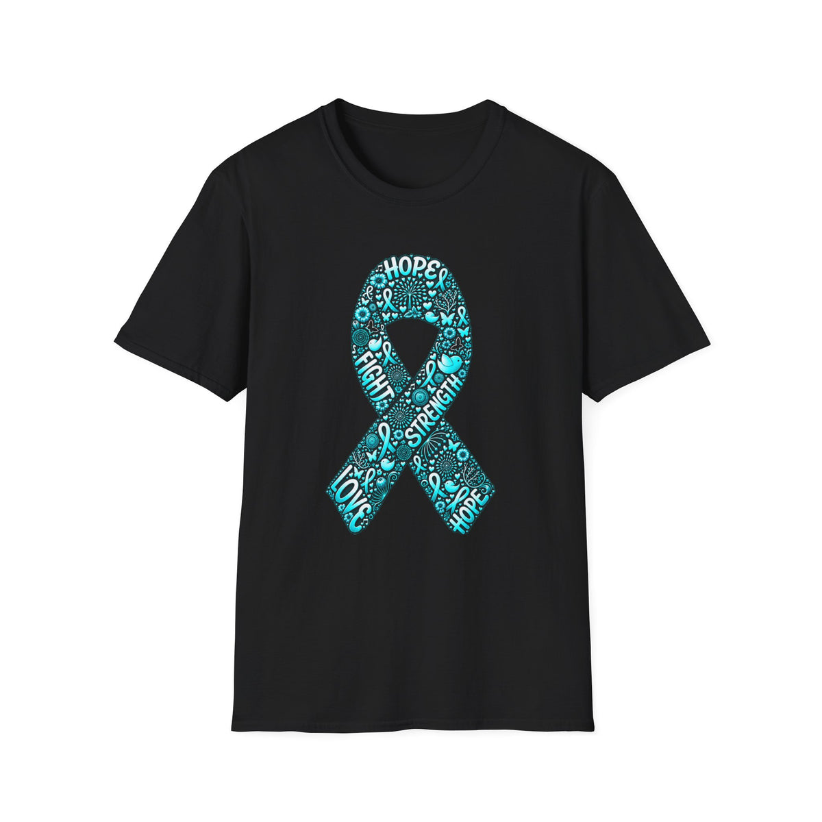 Ovarian Cancer Hope Ribbon Shirt T-shirt