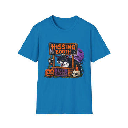 Hissing Booth Halloween Shirt – 90s Vintage Black Cat Graphic Tee,