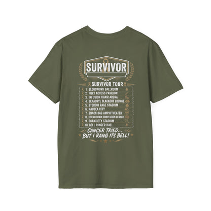 Chemo & The Bell Ringers World Tour T-Shirt,  FRONT & BACK PRINT