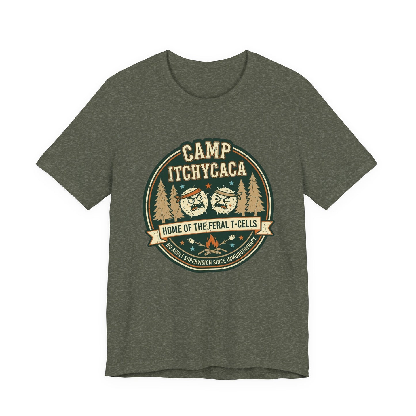 Immunotherapy Summer Camp Tshirt | Cancer Support Gift