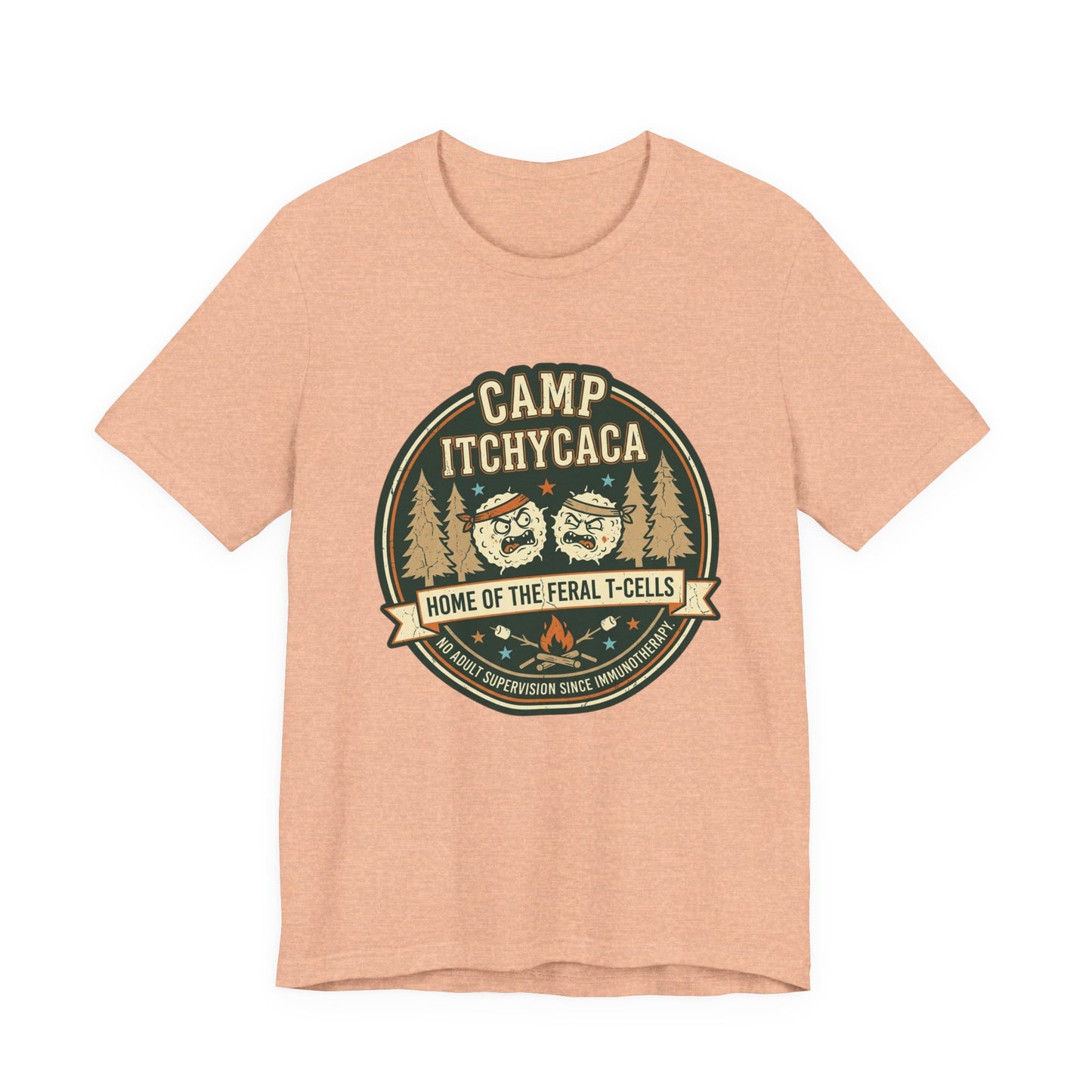 Immunotherapy Summer Camp Tshirt | Cancer Support Gift