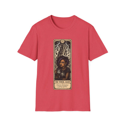 The Tower, Again Tarot T-Shirt