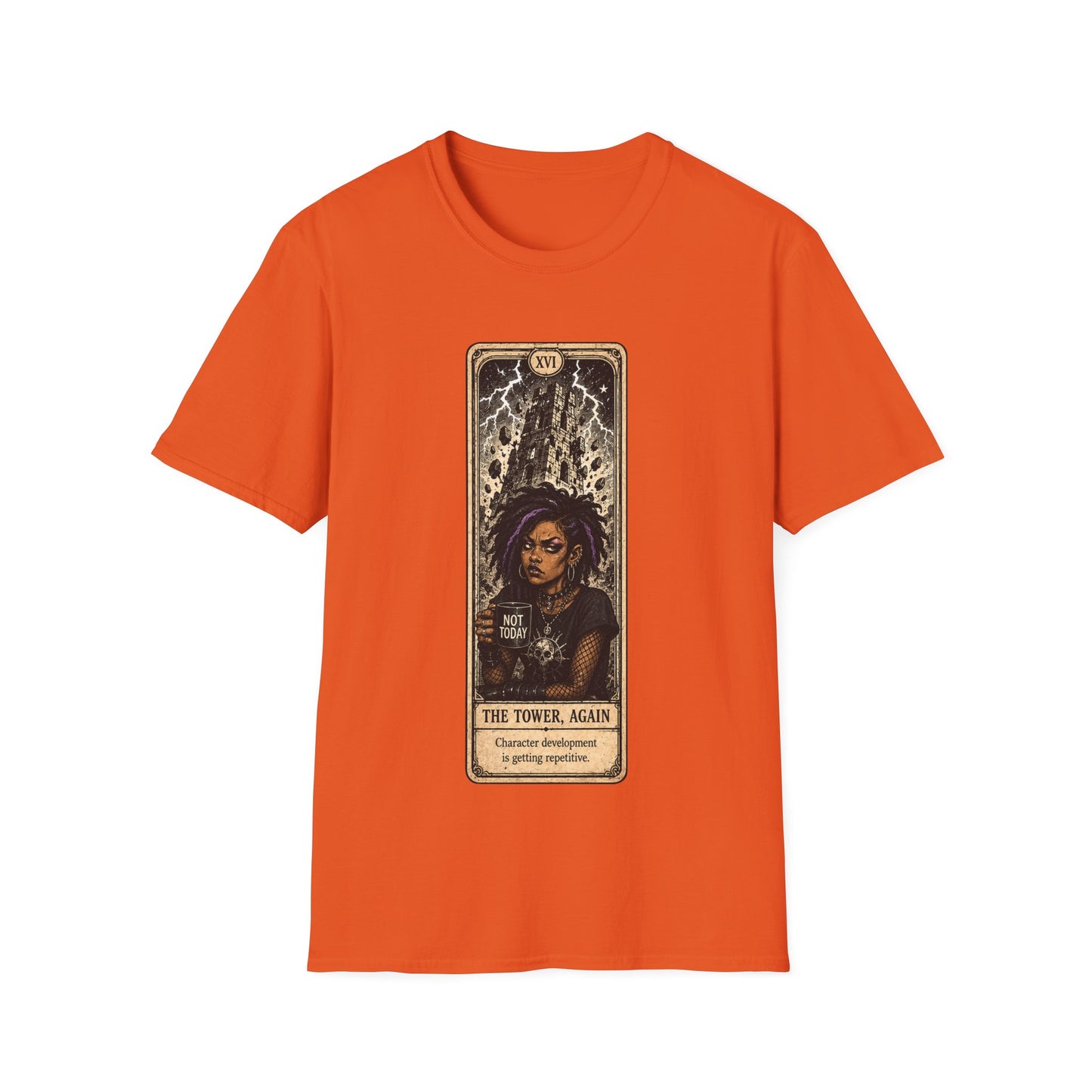 The Tower, Again Tarot T-Shirt