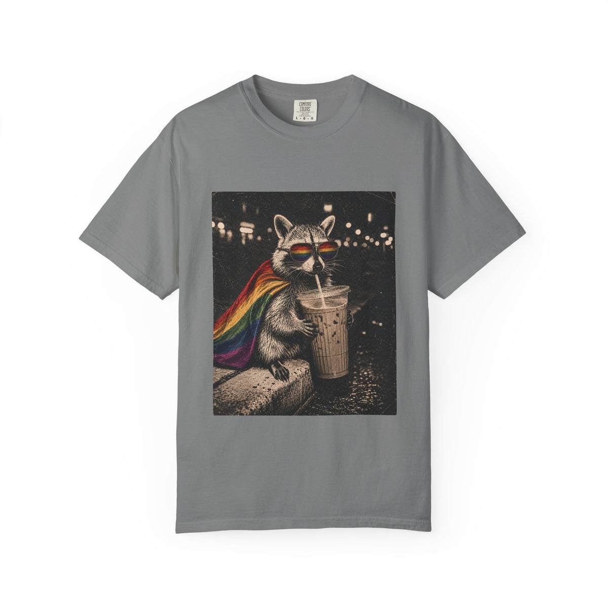 Midnight Trash Panda Coffee Club T-Shirt