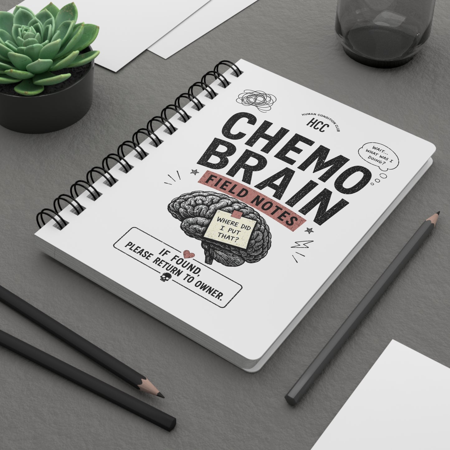 Chemo Brain Field Notes & Checklist - Journal & Notebook