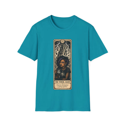 The Tower, Again Tarot T-Shirt