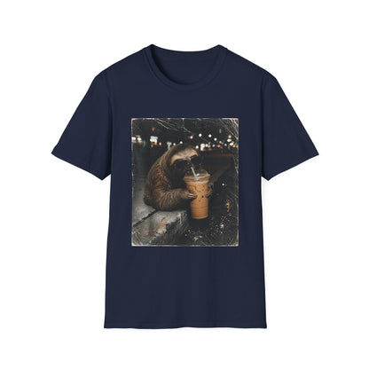 Sloth & Sip Iced Coffee Vintage T-Shirt
