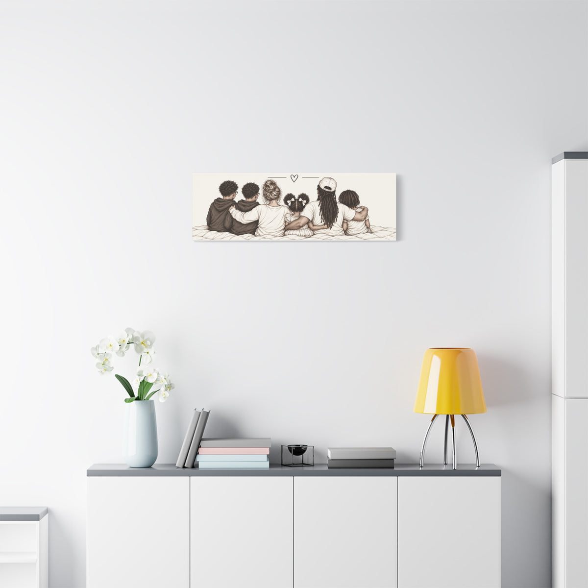 CUSTOM CANVAS AND FRAMED ART - Family Love Canvas Print