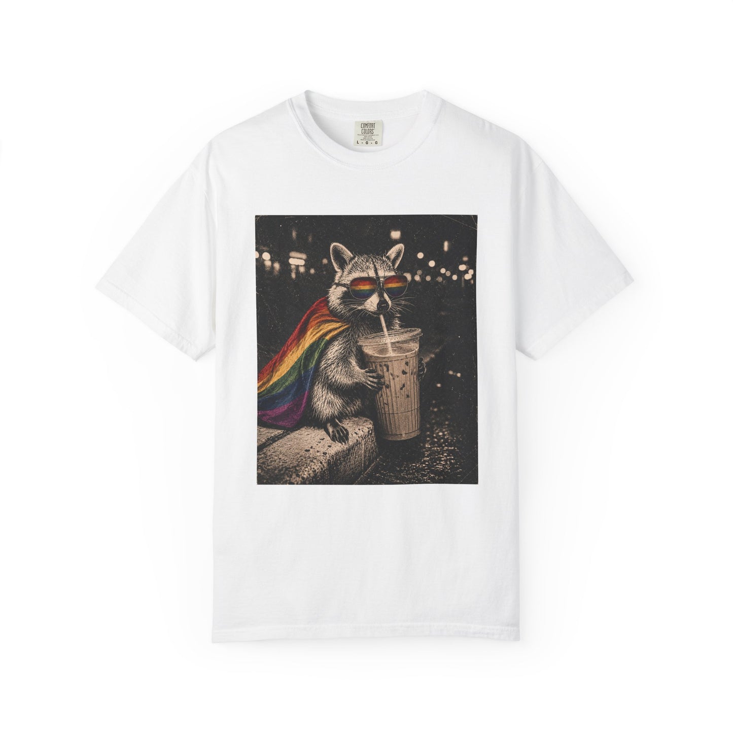 Midnight Trash Panda Coffee Club T-Shirt