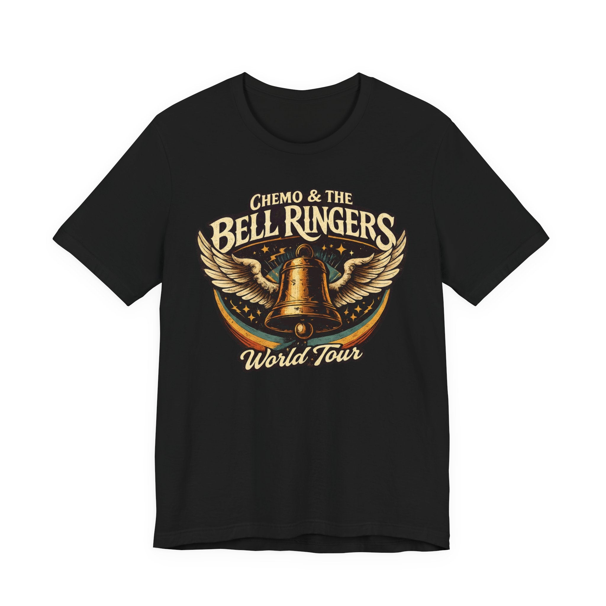 Chemo & The Bell Ringers World Tour Shirt | Cancer Survivor Gift | Chemo Patient Support Tee | Bell Ringing Celebration | Up to 4XL