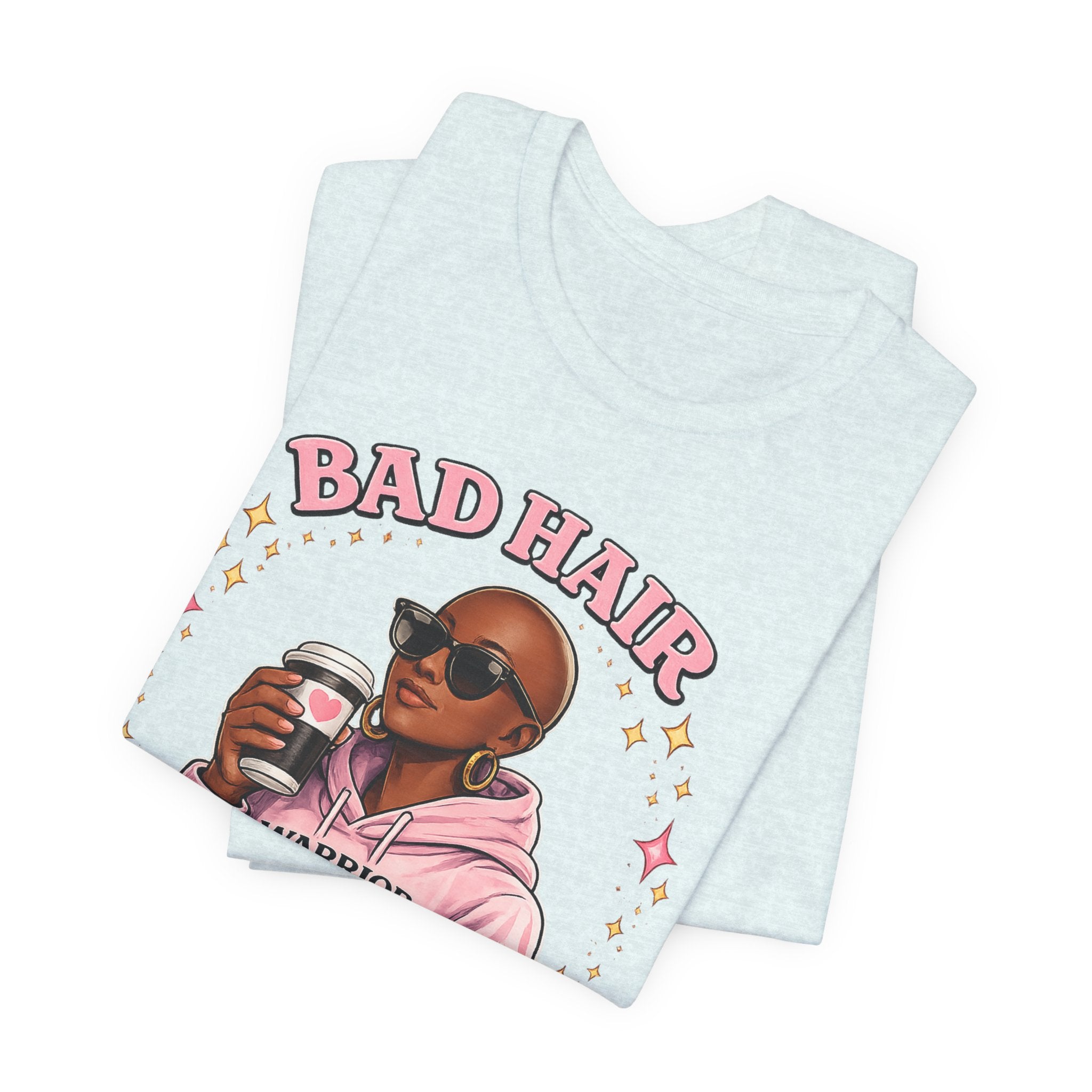 Bad Hair Year | Soft for Sensitive Chemo Skin | Funny T-Shirt Cancer Gift Survivor Breast Cancer