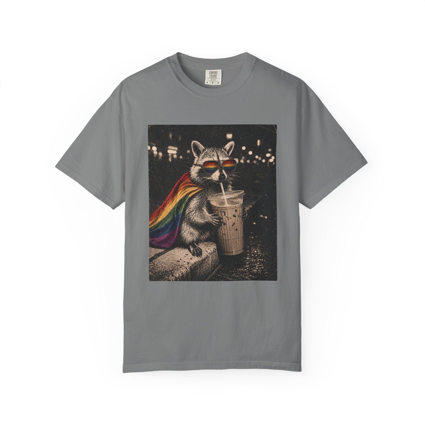 Midnight Trash Panda Coffee Club T-Shirt