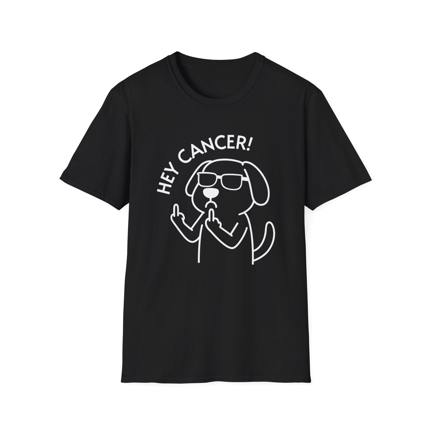 Hey Cancer! Dog Graphic T-shirt