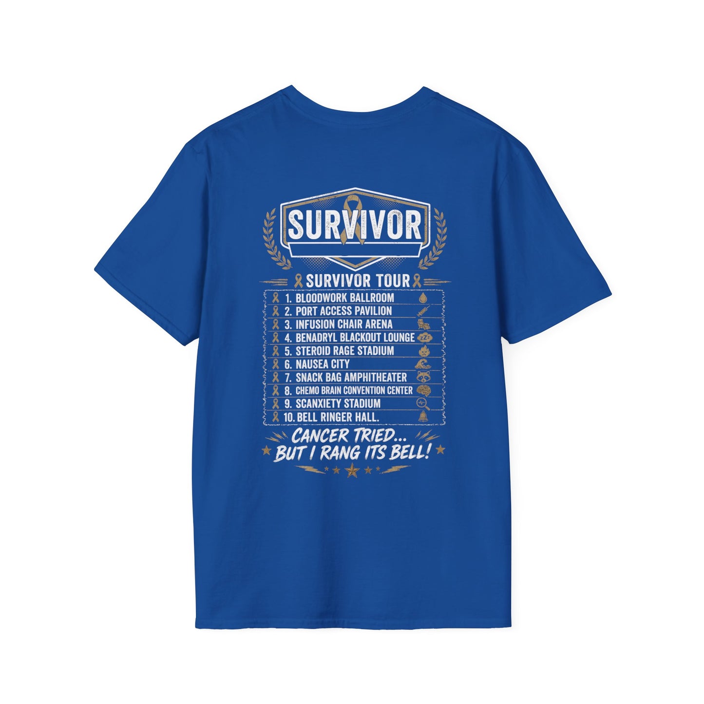 Chemo & The Bell Ringers World Tour T-Shirt,  FRONT & BACK PRINT