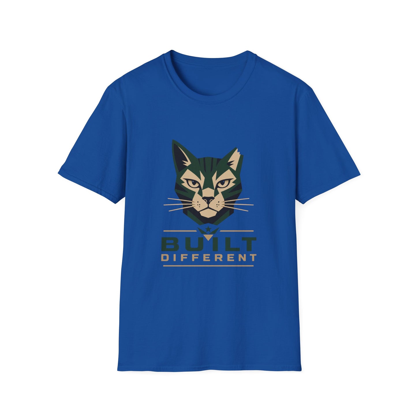 Built Different Cat T-Shirt